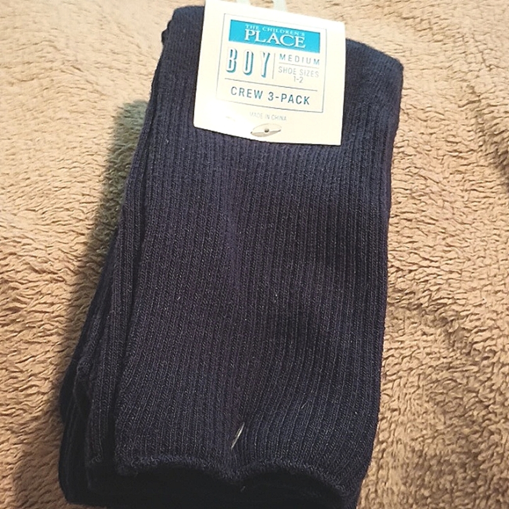 Boys NWTS 3pack crew socks